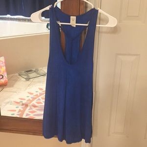 Free people royal blue tank top
